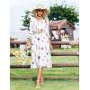 image:imageZeagoo Women Casual Dress 34 Sleeve Casual Loose Midi DressDh950