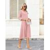 image:imageZeagoo Women Casual Dress 34 Sleeve Casual Loose Midi DressJh1