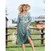 image:imageZeagoo Women Casual Dress 34 Sleeve Casual Loose Midi DressSf234