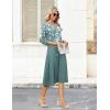 image:imageZeagoo Women Casual Dress 34 Sleeve Casual Loose Midi DressSf234