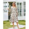 image:imageZeagoo Women Casual Dress 34 Sleeve Casual Loose Midi DressSf239