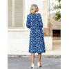 image:imageZeagoo Women Casual Dress 34 Sleeve Casual Loose Midi DressSp108