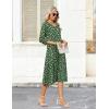 image:imageZeagoo Women Casual Dress 34 Sleeve Casual Loose Midi DressXh527