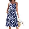 Blue White Floral