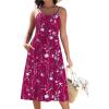 Wine Red Floral