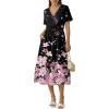 Black Pink Floral