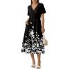 Black White Floral