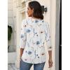 image:imageZeagoo 34 Length Sleeve Womens Tops V Neck Shirt Dressy Casual Blouse Basic Tshirts 2026 Fashion Clothing S2XLBf290