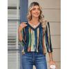 image:imageZeagoo 34 Length Sleeve Womens Tops V Neck Shirt Dressy Casual Blouse Basic Tshirts 2026 Fashion Clothing S2XLCx289