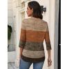 image:imageZeagoo 34 Length Sleeve Womens Tops V Neck Shirt Dressy Casual Blouse Basic Tshirts 2026 Fashion Clothing S2XLJh398