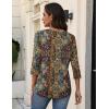 image:imageZeagoo 34 Length Sleeve Womens Tops V Neck Shirt Dressy Casual Blouse Basic Tshirts 2026 Fashion Clothing S2XLMz721