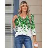image:imageZeagoo 34 Length Sleeve Womens Tops V Neck Shirt Dressy Casual Blouse Basic Tshirts 2026 Fashion Clothing S2XLSp77