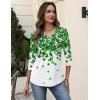 image:imageZeagoo 34 Length Sleeve Womens Tops V Neck Shirt Dressy Casual Blouse Basic Tshirts 2026 Fashion Clothing S2XLSp77
