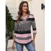 image:imageZeagoo 34 Length Sleeve Womens Tops V Neck Shirt Dressy Casual Blouse Basic Tshirts 2026 Fashion Clothing S2XLTz245