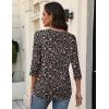 image:imageZeagoo 34 Length Sleeve Womens Tops V Neck Shirt Dressy Casual Blouse Basic Tshirts 2026 Fashion Clothing S2XLXh532