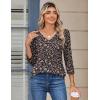 image:imageZeagoo 34 Length Sleeve Womens Tops V Neck Shirt Dressy Casual Blouse Basic Tshirts 2026 Fashion Clothing S2XLXh532