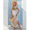 image:imageZeagoo Summer Dresses for Women 2026 Black Long Maxi Sundresses Loose Split WrinkleFree Beach Travel Vacation ClothesCx264