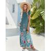 image:imageZeagoo Summer Dresses for Women 2026 Black Long Maxi Sundresses Loose Split WrinkleFree Beach Travel Vacation ClothesWf115