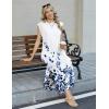 image:imageZeagoo Summer Dresses for Women 2026 Black Long Maxi Sundresses Loose Split WrinkleFree Beach Travel Vacation ClothesWf118
