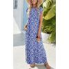image:imageZeagoo Summer Dresses for Women 2026 Black Long Maxi Sundresses Loose Split WrinkleFree Beach Travel Vacation ClothesXh213