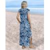 image:imageZeagoo Summer Dresses for Women 2026 Black Long Maxi Sundresses Loose Split WrinkleFree Beach Travel Vacation ClothesYg8