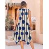 image:imageZeagoo Womens Casual Dress for Summer Tank Dress Loose Flowy Beach Dress with Pockets Hankerchief Flare Midi Sundress 2026Apricot