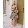 image:imageZeagoo Womens Casual Dress for Summer Tank Dress Loose Flowy Beach Dress with Pockets Hankerchief Flare Midi Sundress 2026Beige Sf154