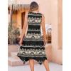 image:imageZeagoo Womens Casual Dress for Summer Tank Dress Loose Flowy Beach Dress with Pockets Hankerchief Flare Midi Sundress 2026Ethnic Print
