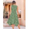 image:imageZeagoo Womens Casual Dress for Summer Tank Dress Loose Flowy Beach Dress with Pockets Hankerchief Flare Midi Sundress 2026Green Jh560