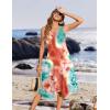 image:imageZeagoo Womens Casual Dress for Summer Tank Dress Loose Flowy Beach Dress with Pockets Hankerchief Flare Midi Sundress 2026Tie Dye