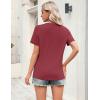 image:imageZeagoo Womens Tops Short Sleeve V Neck Tee Shirts Cute Dressy Casual Clothing Business Work BlouseBred