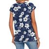 image:imageZeagoo Womens Tops Summer Casual Cap Sleeve Tshirts Shirts Business Dressy Spring Fashion Outfits Trendy ClothesTropical Palms