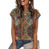 Brown Boho Print