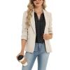 image:imageZeagoo Womens Dressy Casual Shirts Short Sleeve V Neck Work Blouse Business Casual Summer Chiffon TopsBlack Polka Dots