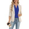image:imageZeagoo Womens Dressy Casual Shirts Short Sleeve V Neck Work Blouse Business Casual Summer Chiffon TopsRoyal Blue