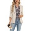 image:imageZeagoo Womens Dressy Casual Shirts Short Sleeve V Neck Work Blouse Business Casual Summer Chiffon TopsSummer Flower