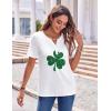 image:imageZeagoo Womens Summer Tops Casual Short Sleeve V Neck Shirts Business Dressy Work BlousesSp139