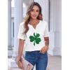 image:imageZeagoo Womens Summer Tops Casual Short Sleeve V Neck Shirts Business Dressy Work BlousesSp139