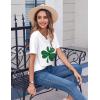 image:imageZeagoo Womens Summer Tops Casual Short Sleeve V Neck Shirts Business Dressy Work BlousesSp139