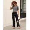 image:imageZeagoo Cable Short Sleeve Sweaters for Women Summer Spring Cute Tops 2026 Trendy Business Causal Outfits Work Blouses ClothesCoffee