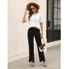 image:imageZeagoo Cable Short Sleeve Sweaters for Women Summer Spring Cute Tops 2026 Trendy Business Causal Outfits Work Blouses ClothesWhite