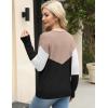 image:imageZeagoo Womens Sweaters Fall Trendy Casual Long Sleeve Shirt Lightweight V Neck Off Shoulder Crochet Pullover Top OutfitFblack White Apricot
