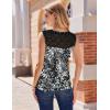 image:imageZeagoo Tank Top for Women Trendy Going Out Tops Sleeveless Shirts Ruched Business Casual Basic Tunic TopsFloral Cx273