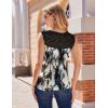 image:imageZeagoo Tank Top for Women Trendy Going Out Tops Sleeveless Shirts Ruched Business Casual Basic Tunic TopsFloral Zr220