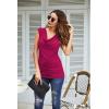image:imageZeagoo Tank Top for Women Trendy Going Out Tops Sleeveless Shirts Ruched Business Casual Basic Tunic TopsRose