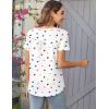 image:imageZeagoo Women Tunic Tops Dressy Casual Summer Short Sleeve Shirts Floral Loose Fit Pleated Boho Top SXXLAx25