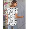 image:imageZeagoo Women Tunic Tops Dressy Casual Summer Short Sleeve Shirts Floral Loose Fit Pleated Boho Top SXXLSf291