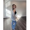 image:imageZeagoo Womens 2026 Summer Crochet Lightweight Cardigan Short Sleeve Boho Kimono Oversized Open Front Sweater TopsLight Grey