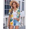 image:imageZeagoo Womens Button Down Shirt Bust Pocket Short Sleeve Blouses Business Casual Work Tops Summer OutfitsDh637