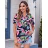 image:imageZeagoo Womens Button Down Shirt Bust Pocket Short Sleeve Blouses Business Casual Work Tops Summer OutfitsHf60